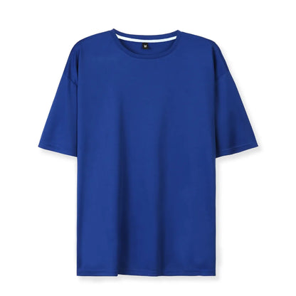 Herren Basic Sommer-T-Shirt mit Kurzarm – Seitenansicht