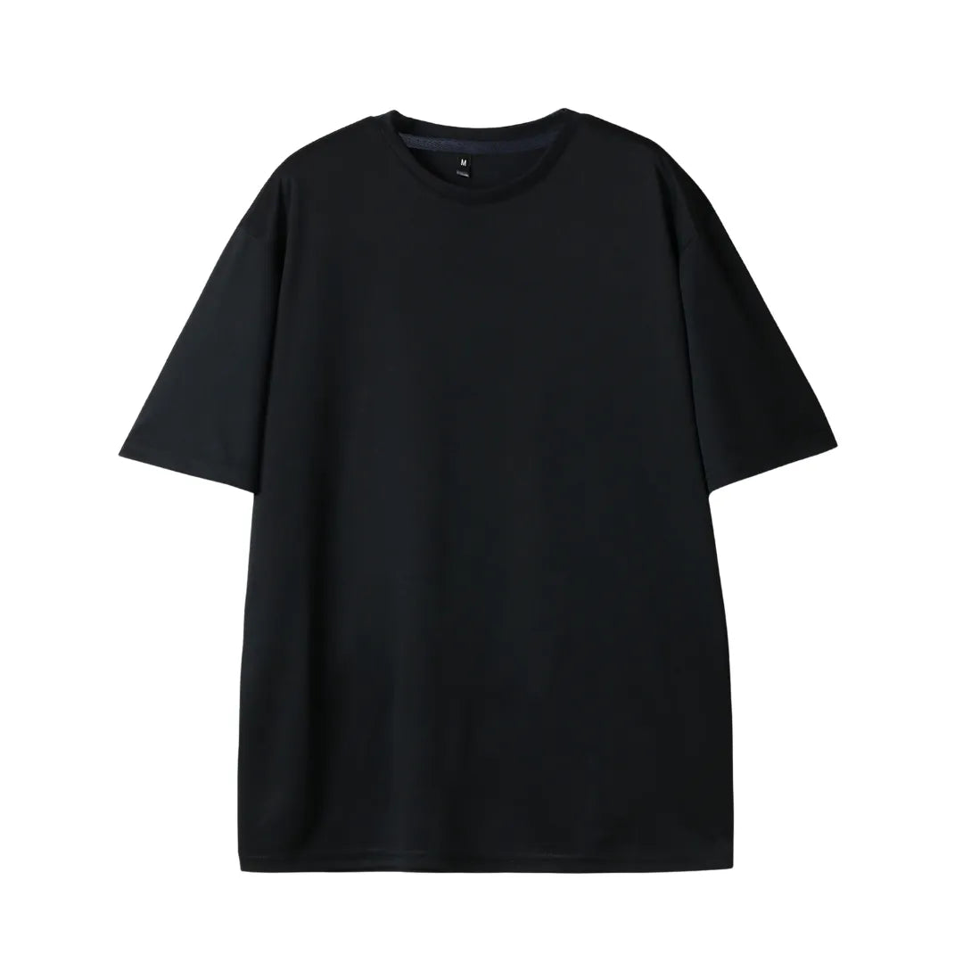 Herren Basic Sommer-T-Shirt mit Kurzarm – Lifestyle-Foto