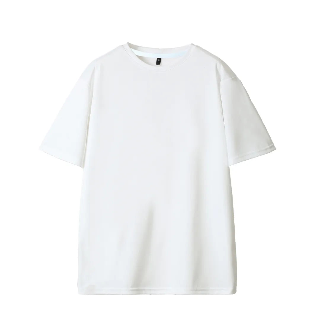 Herren Basic Sommer-T-Shirt mit Kurzarm – Detailaufnahme