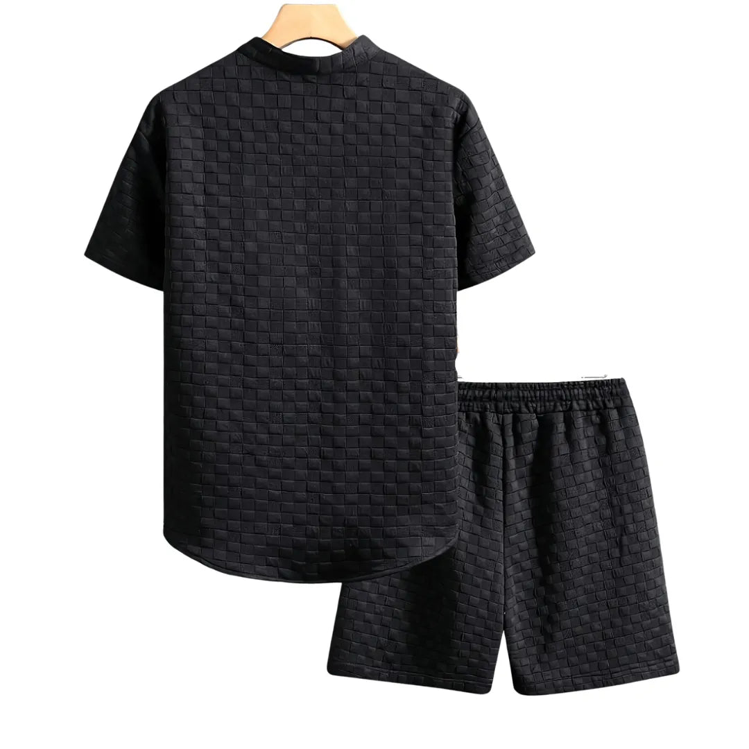 Herren Sommer-Set mit Hemd und Shorts – Zweiteiliges Freizeit-Outfit