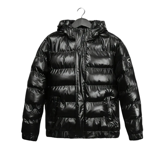 Gefütterte Pufferjacke für Herren für den Winter – Frontansicht