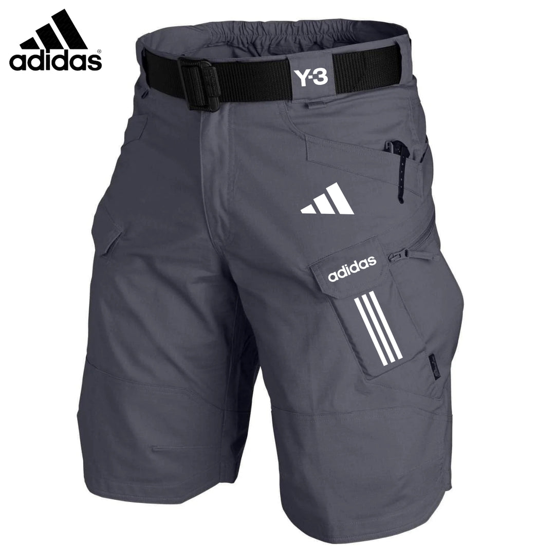 Premium Cargo-Shorts mit mehreren Taschen – Frontansicht