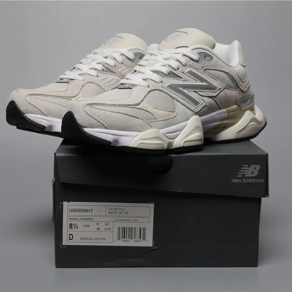 New Balance 9060 Sea Salt Moonbeam White