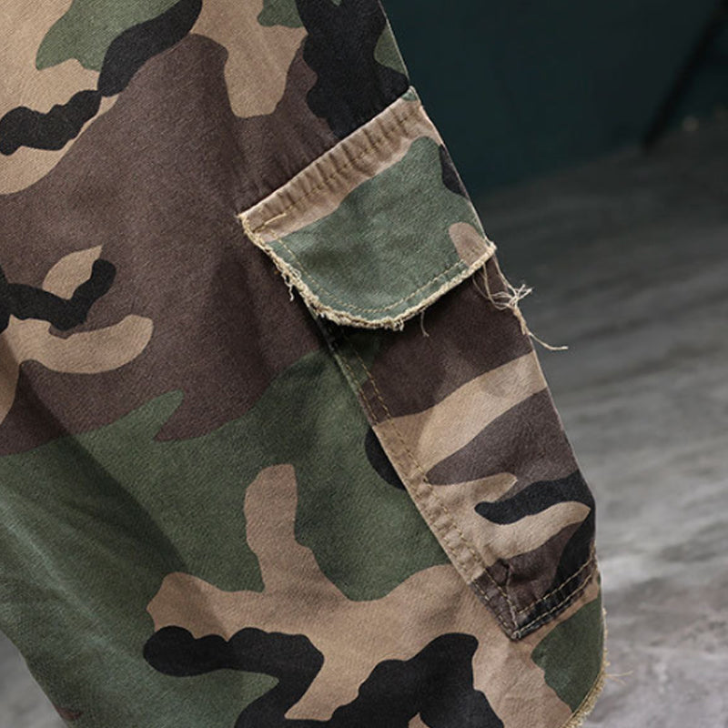 Premium Cargo-Shorts mit Tarnmuster