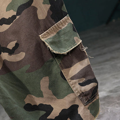 Premium Cargo-Shorts mit Tarnmuster