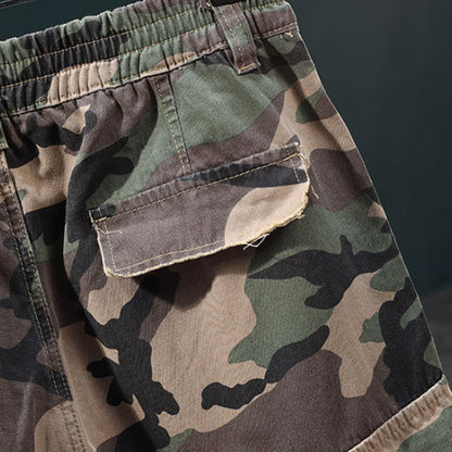 Premium Cargo-Shorts mit Tarnmuster