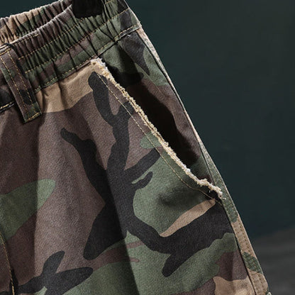 Premium Cargo-Shorts mit Tarnmuster